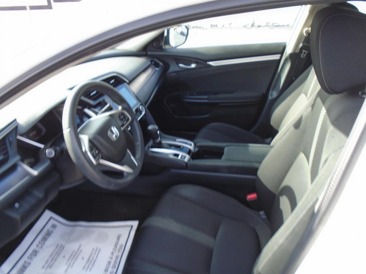 2016 White /Grey Honda Civic EX-T Sedan CVT (2HGFC1F31GH) with an 1.5L L4 DOHC 16V TURBO engine, CVT transmission, located at 6112 N Florida Avenue, Tampa, FL, 33604, (888) 521-5131, 27.954929, -82.459534 - Just $499 down, plus tax & tag. - Photo#8