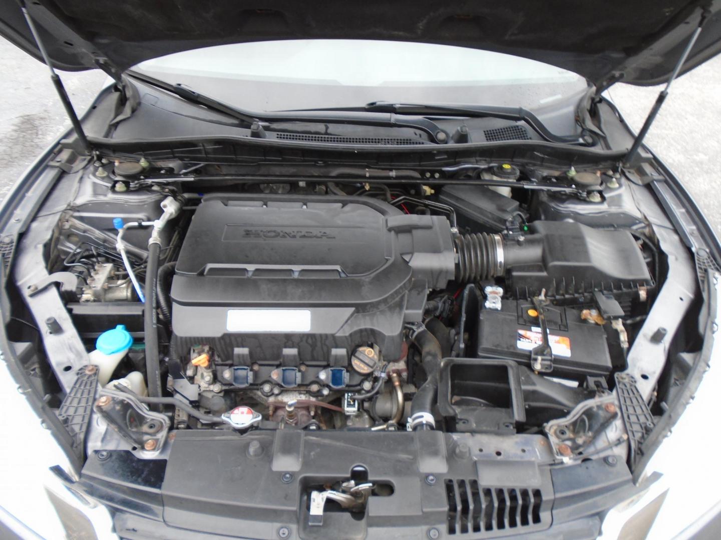2013 GRAY /BLACK Honda Accord EX-L V6 Sedan AT (1HGCR3F88DA) with an 3.5L V6 SOHC 24V engine, 6-Speed Automatic transmission, located at 6112 N Florida Avenue, Tampa, FL, 33604, (888) 521-5131, 27.954929, -82.459534 - 499$ down plus tax & tag. - Photo#14