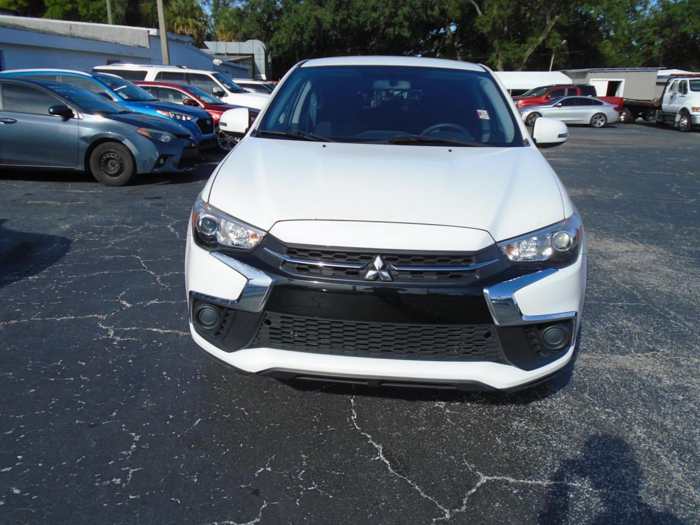 2018 White /Grey Mitsubishi Outlander Sport 2.0 ES CVT (JA4AP3AU1JU) with an 2.0L L4 DOHC 16V engine, CVT transmission, located at 6112 N Florida Avenue, Tampa, FL, 33604, (888) 521-5131, 27.954929, -82.459534 - 499$ DOWN PLUS TAX & TAG. - Photo#1