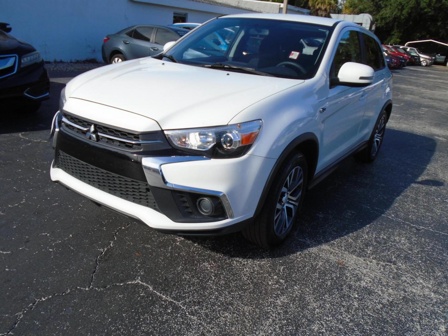 2018 White /Grey Mitsubishi Outlander Sport 2.0 ES CVT (JA4AP3AU1JU) with an 2.0L L4 DOHC 16V engine, CVT transmission, located at 6112 N Florida Avenue, Tampa, FL, 33604, (888) 521-5131, 27.954929, -82.459534 - 499$ DOWN PLUS TAX & TAG. - Photo#2