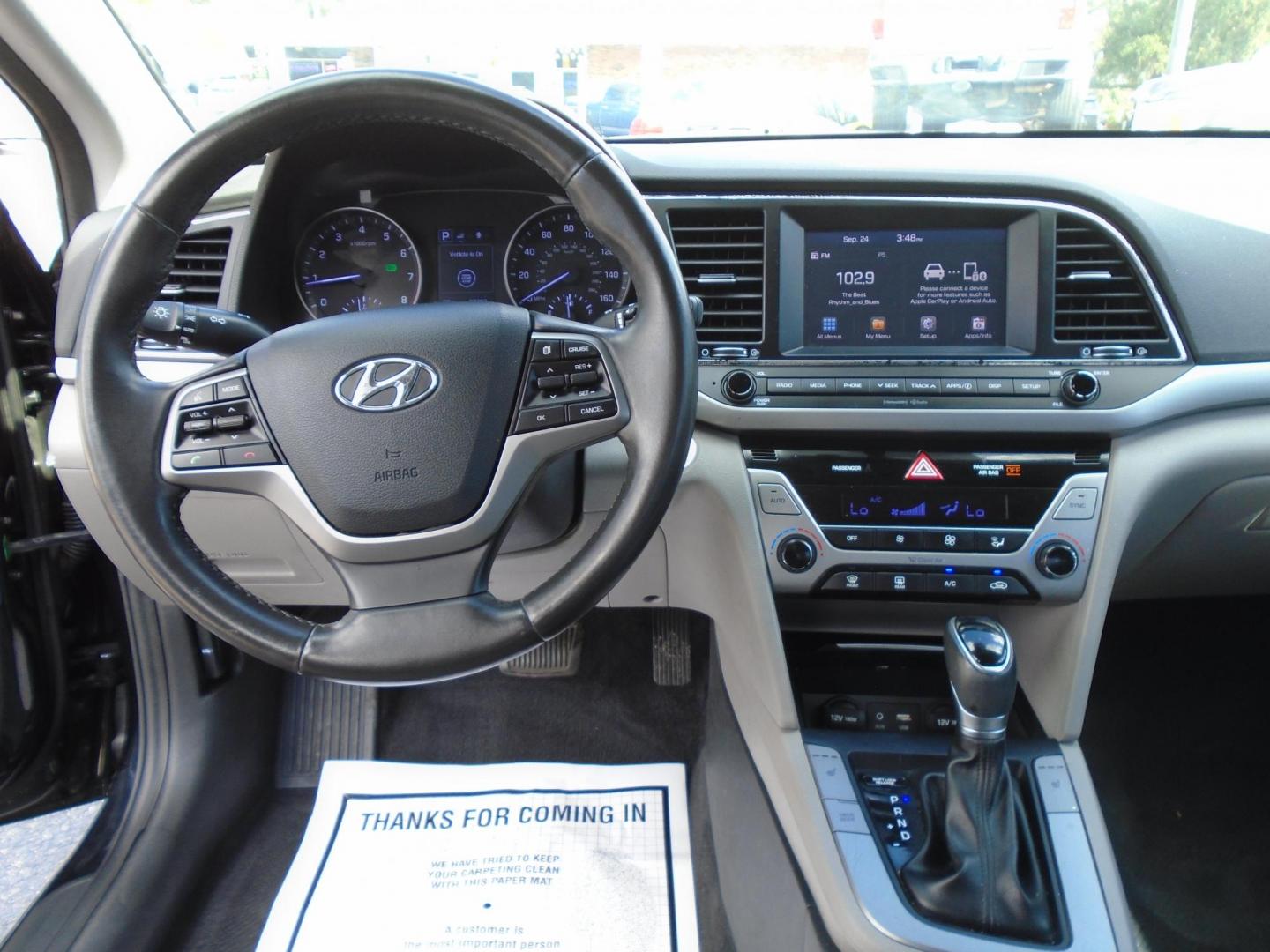 2018 BLACK /Beige Hyundai Elantra Limited (5NPD84LF5JH) with an 1.8L L4 DOHC 16V engine, 6A transmission, located at 6112 N Florida Avenue, Tampa, FL, 33604, (888) 521-5131, 27.954929, -82.459534 - 499$ down plus tax & tag. - Photo#5