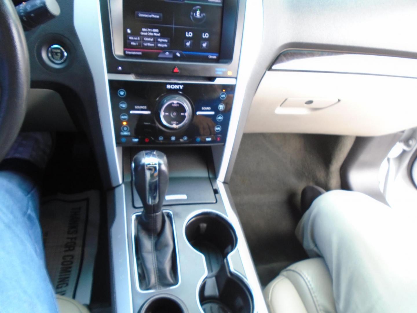 2015 White /Beige Ford Explorer Limited FWD (1FM5K7F80FG) with an 3.5L V6 DOHC 24V engine, 6-Speed Automatic transmission, located at 6112 N Florida Avenue, Tampa, FL, 33604, (888) 521-5131, 27.954929, -82.459534 - 499$ down plus tax & tag. - Photo#21
