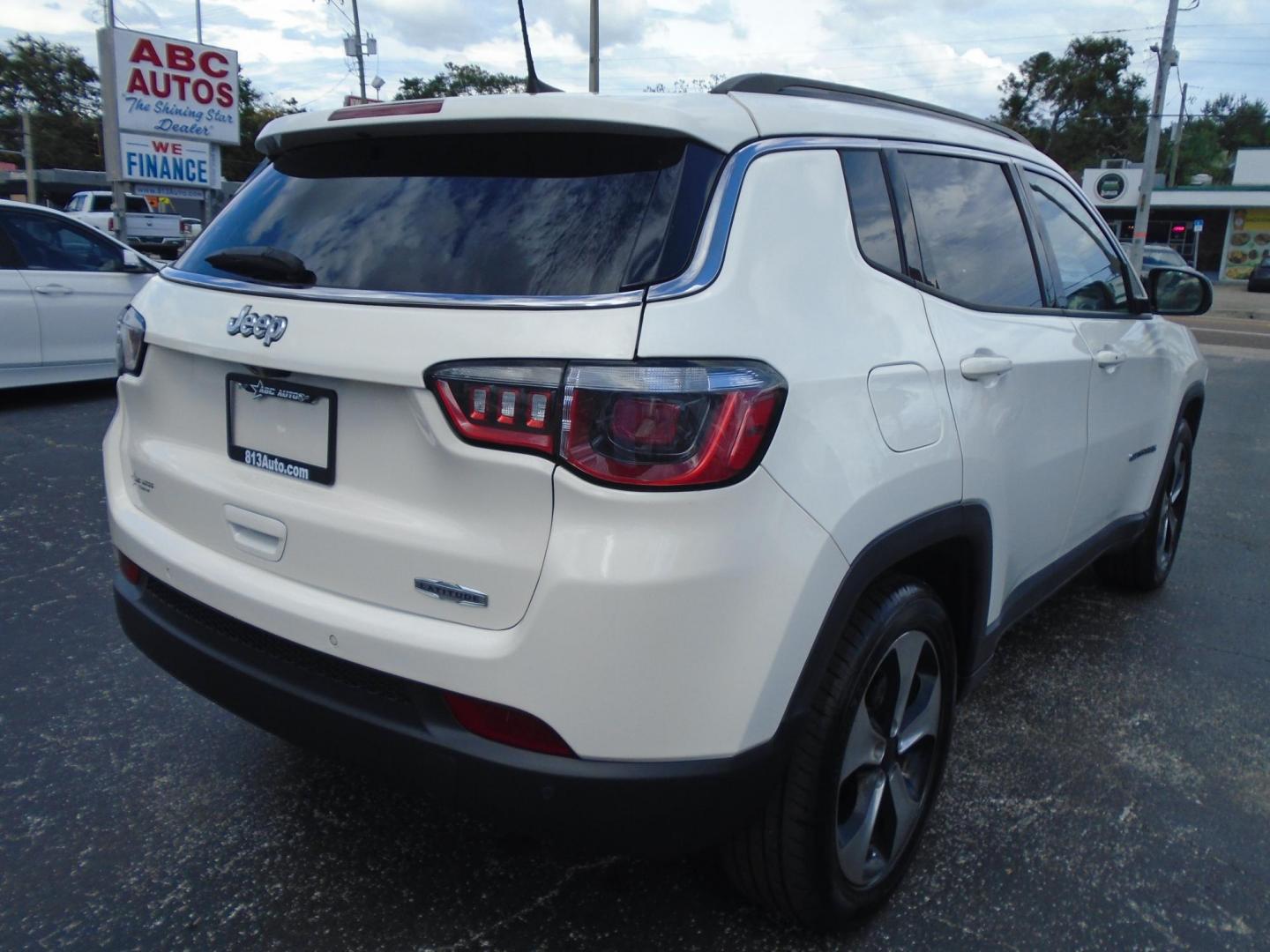 2017 White /WHITE & BLACK Jeep Compass Sport FWD (3C4NJCBB3HT) with an 2.4L L4 DOHC 16V engine, located at 6112 N Florida Avenue, Tampa, FL, 33604, (888) 521-5131, 27.954929, -82.459534 - 499$ DOWN PLUS TAX & TAG. - Photo#9