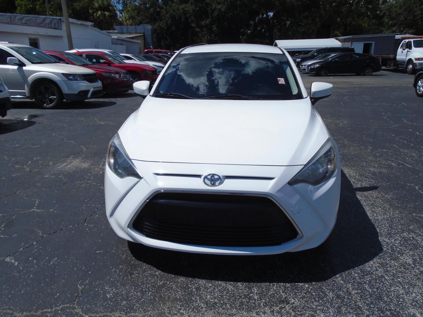 2017 White /Grey & blue Scion Yaris iA 6M (3MYDLBYV1HY) with an 1.5L L4 DOHC 16V engine, 6M transmission, located at 6112 N Florida Avenue, Tampa, FL, 33604, (888) 521-5131, 27.954929, -82.459534 - 499$ down plus tax & tag. - Photo#1