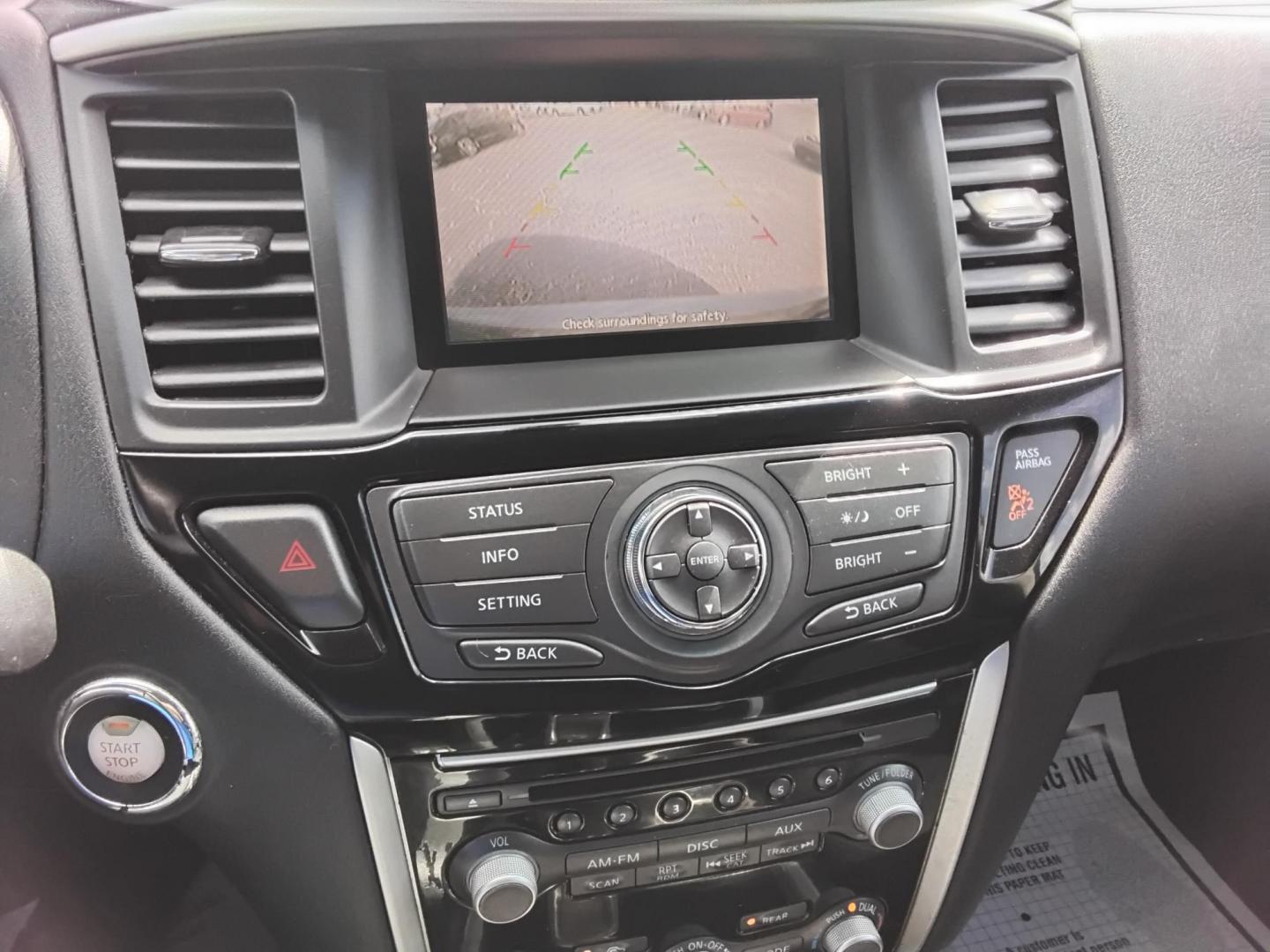 2015 GRAY /Grey Nissan Pathfinder S 2WD (5N1AR2MN1FC) with an 3.5L V6 DOHC 24V engine, Continuously Variable Transmission transmission, located at 6112 N Florida Avenue, Tampa, FL, 33604, (888) 521-5131, 27.954929, -82.459534 - 499$ DOWN PLUS TAX & TAG. - Photo#13