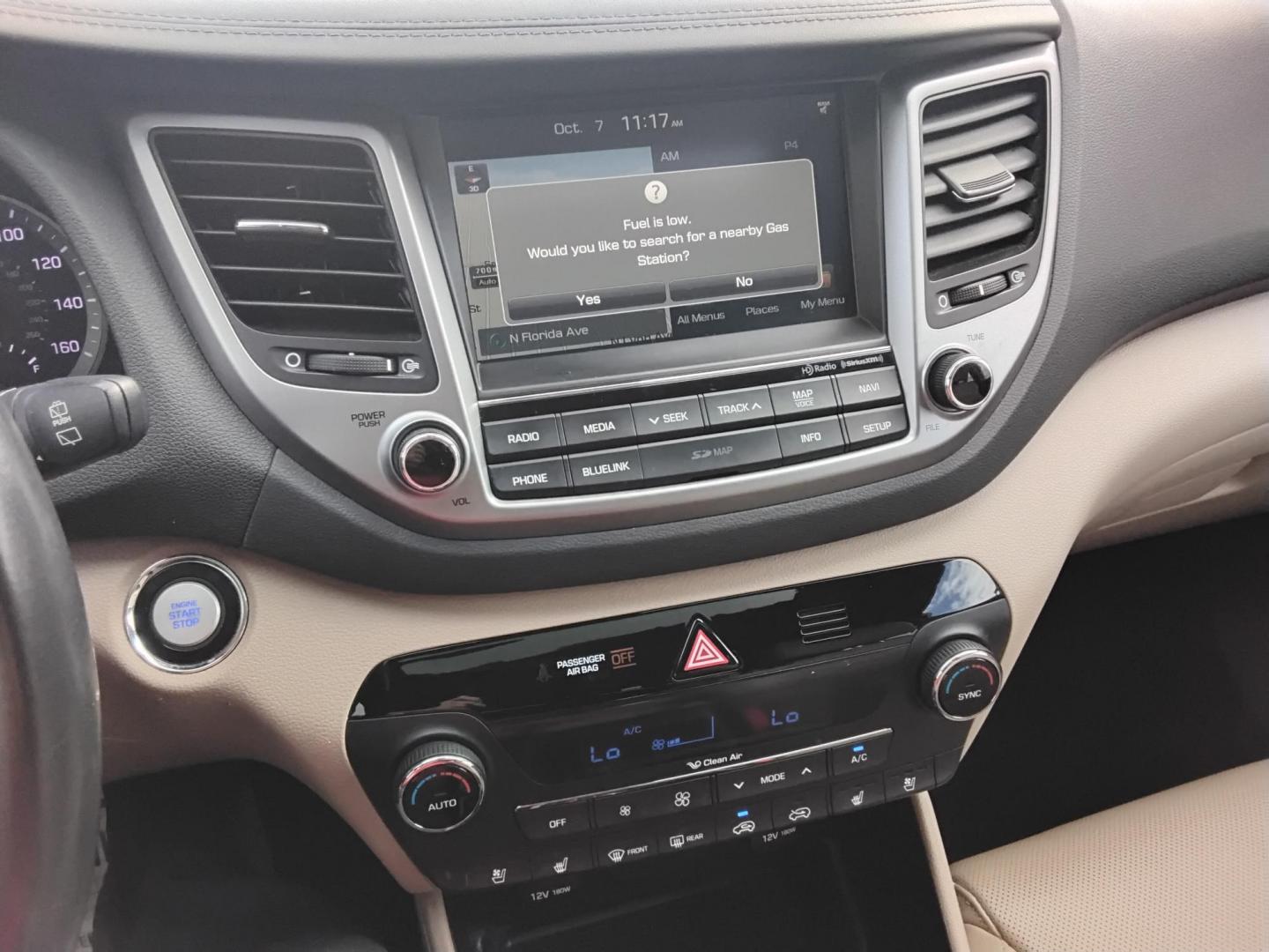 2016 White /Beige Hyundai Tucson Eco (KM8J33A25GU) with an 1.6L L4 DOHC 16V engine, 7A transmission, located at 6112 N Florida Avenue, Tampa, FL, 33604, (888) 521-5131, 27.954929, -82.459534 - 499$ down plus tax & tag. - Photo#12