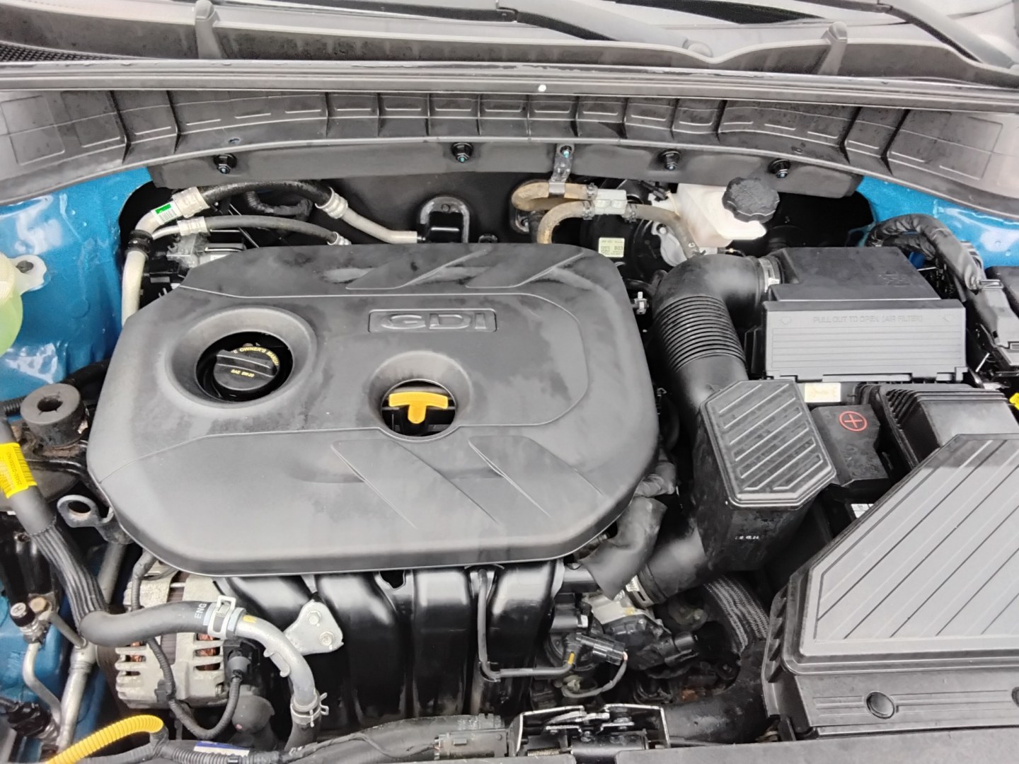 2020 BLUE /Grey Hyundai Tucson Value (KM8J33A43LU) with an 2.0L L4 DOHC 16V engine, 6A transmission, located at 6112 N Florida Avenue, Tampa, FL, 33604, (888) 521-5131, 27.954929, -82.459534 - $499 down plus tax & tag.- Photo#23