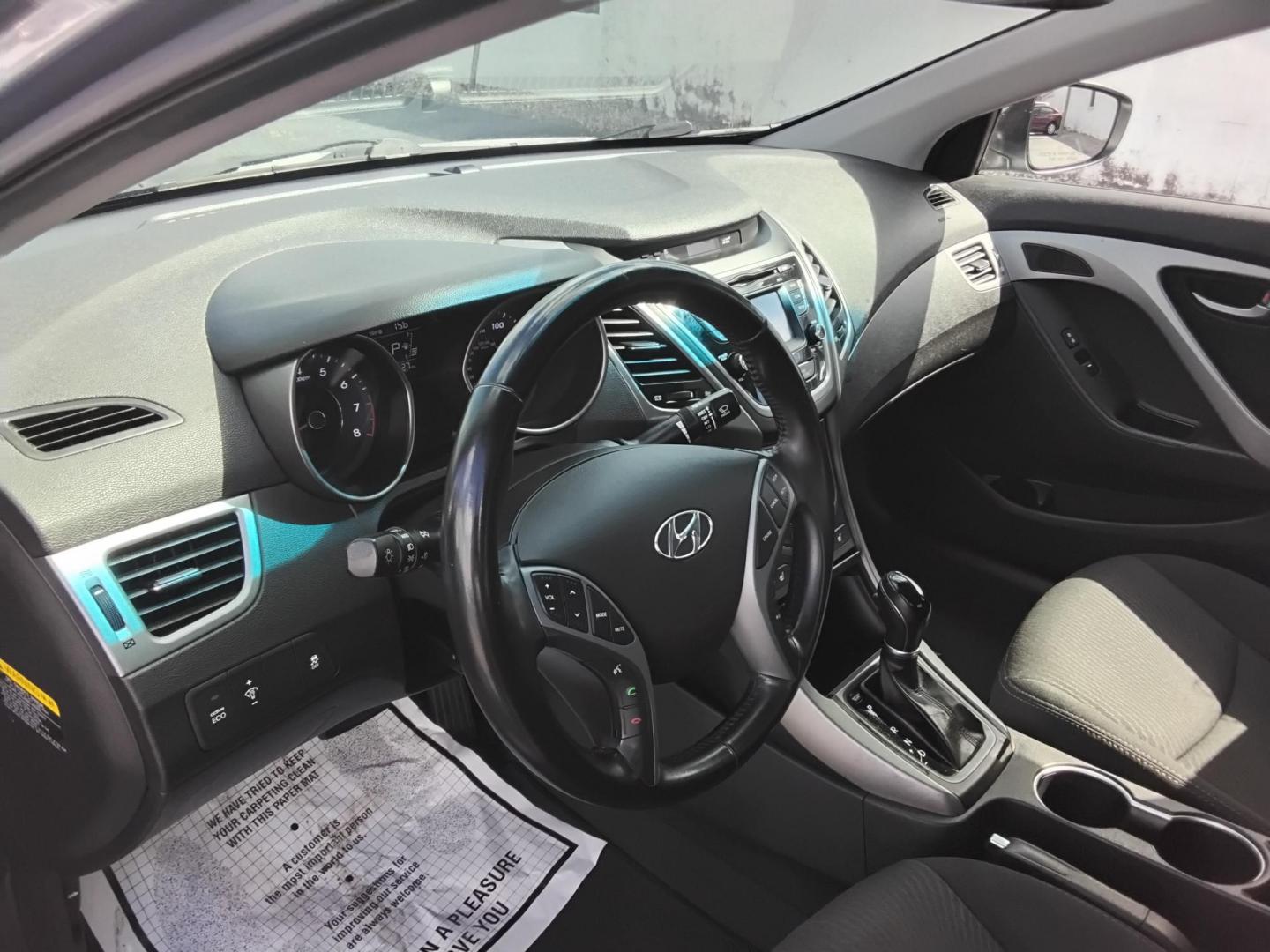 2016 SILVER /Grey Hyundai Elantra Limited (5NPDH4AE3GH) with an 1.8L L4 DOHC 16V engine, 6-Speed Automatic transmission, located at 6112 N Florida Avenue, Tampa, FL, 33604, (888) 521-5131, 27.954929, -82.459534 - 499$ DOWN PLUS TAX & TAG. - Photo#18