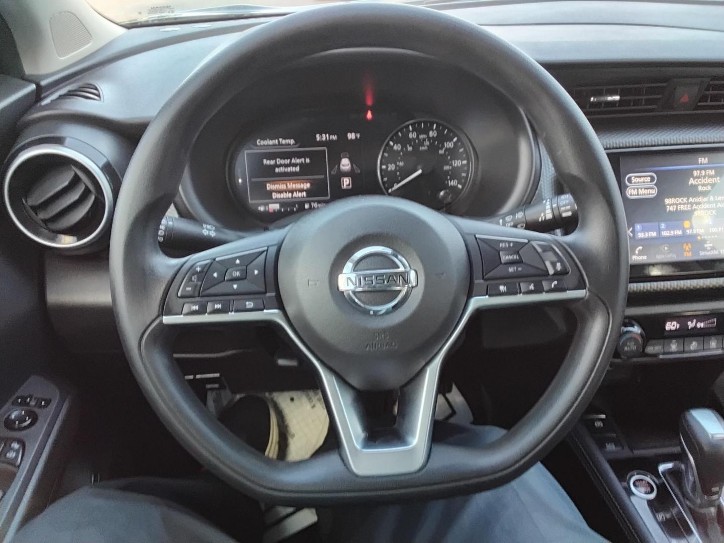2021 BLACK /Grey Nissan Kicks SV (3N1CP5CV1ML) with an 1.6L L4 engine, CVT transmission, located at 6112 N Florida Avenue, Tampa, FL, 33604, (888) 521-5131, 27.954929, -82.459534 - 499$ DOWN PLUS TAX & TAG. - Photo#8