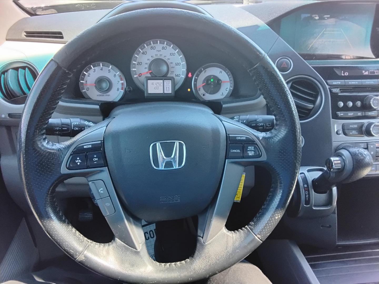 2015 BLACK /Grey Honda Pilot EX-L 4WD 5-Spd AT (5FNYF4H59FB) with an 3.5L V6 SOHC 24V engine, 5-Speed Automatic transmission, located at 6112 N Florida Avenue, Tampa, FL, 33604, (888) 521-5131, 27.954929, -82.459534 - 499$ DOWN PLUS TAX & TAG. - Photo#10