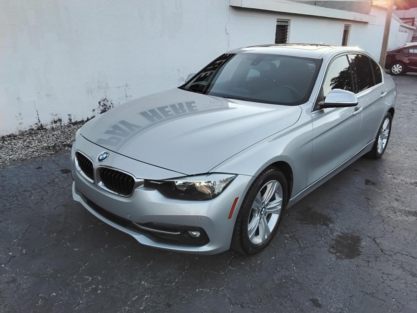 2017 SILVER /Black BMW 3-Series 330i SULEV Sedan (WBA8B9G53HN) with an 3.0L L6 DOHC 24V engine, 8A transmission, located at 6112 N Florida Avenue, Tampa, FL, 33604, (888) 521-5131, 27.954929, -82.459534 - 499$ down plus tax & tag. - Photo#3