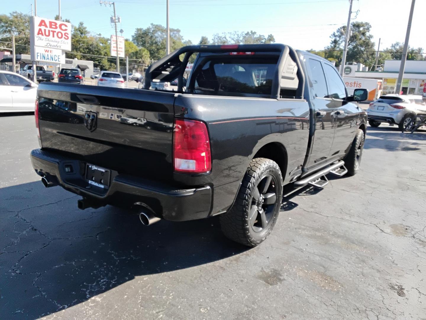 2017 BLACK /Grey RAM 1500 Tradesman Quad Cab 2WD (1C6RR6FT7HS) with an 5.7L V8 OHV 16V engine, 8A transmission, located at 6112 N Florida Avenue, Tampa, FL, 33604, (888) 521-5131, 27.954929, -82.459534 - 499$ down plus tax & tag. - Photo#5