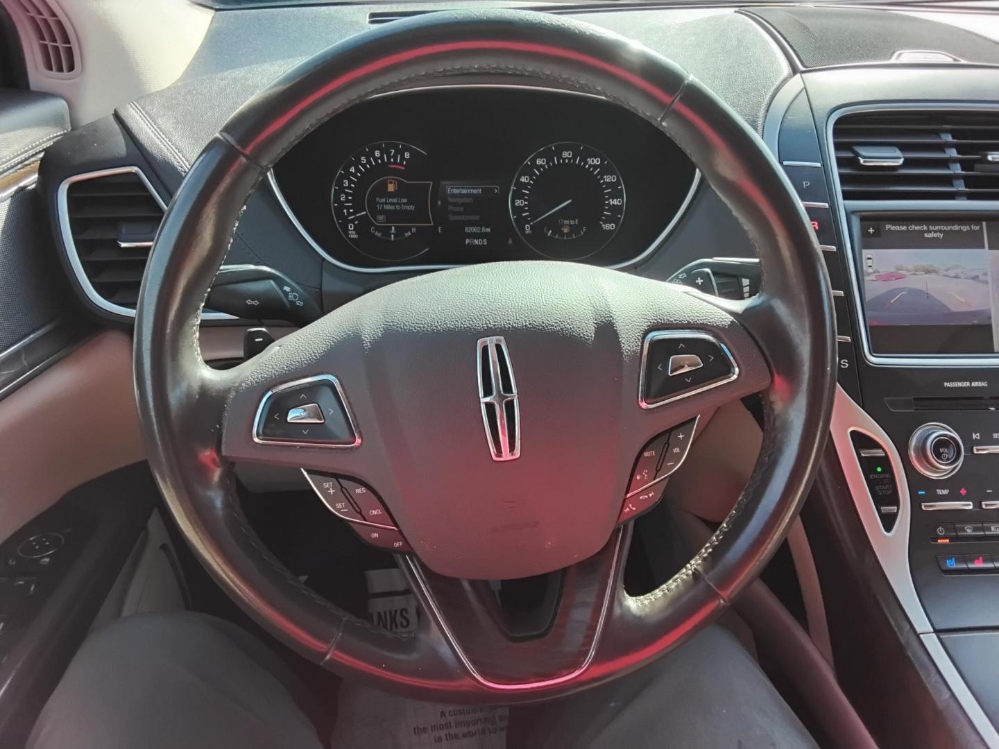 2017 RED LT /Beige Lincoln MKX Reserve (2LMPJ6LR8HB) with an 3.7L V6 DOHC 24V engine, 6A transmission, located at 6112 N Florida Avenue, Tampa, FL, 33604, (888) 521-5131, 27.954929, -82.459534 - 499$ DOWN PLUS TAX & TAG. - Photo#11