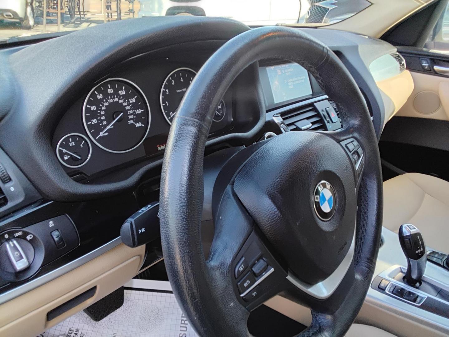 2017 BLACK /Beige BMW X3 sDrive28i (5UXWZ7C38H0) with an 2.0L L4 DOHC 16V engine, 8A transmission, located at 6112 N Florida Avenue, Tampa, FL, 33604, (888) 521-5131, 27.954929, -82.459534 - 499$ DOWN PLUS TAX & TAG. - Photo#8