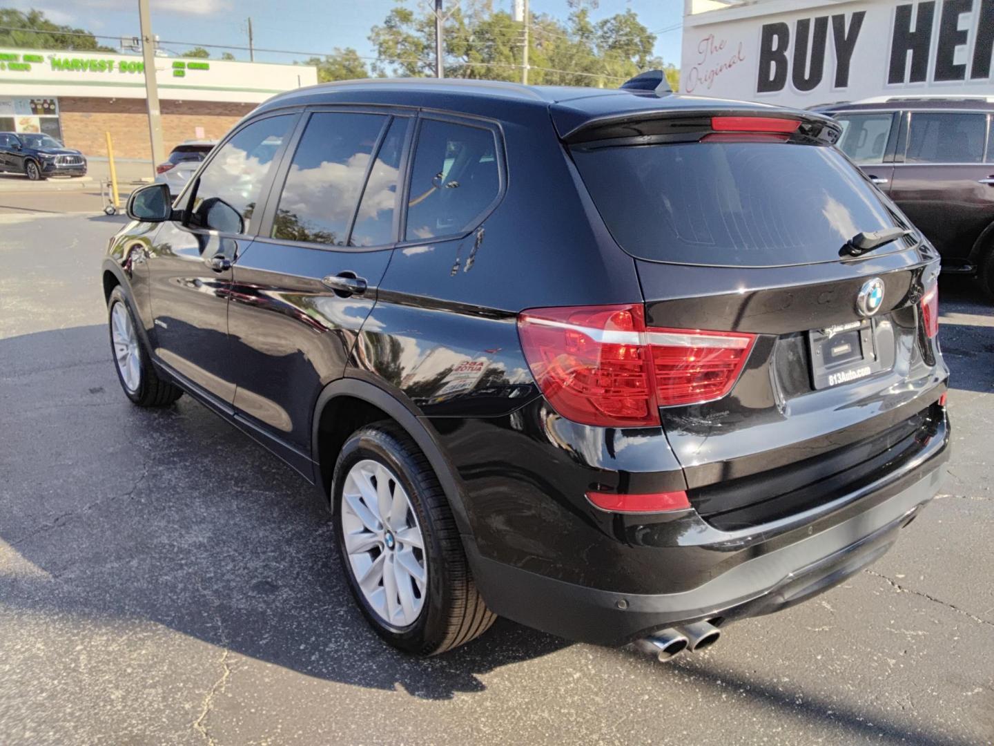 2017 BLACK /Beige BMW X3 sDrive28i (5UXWZ7C38H0) with an 2.0L L4 DOHC 16V engine, 8A transmission, located at 6112 N Florida Avenue, Tampa, FL, 33604, (888) 521-5131, 27.954929, -82.459534 - 499$ DOWN PLUS TAX & TAG. - Photo#4