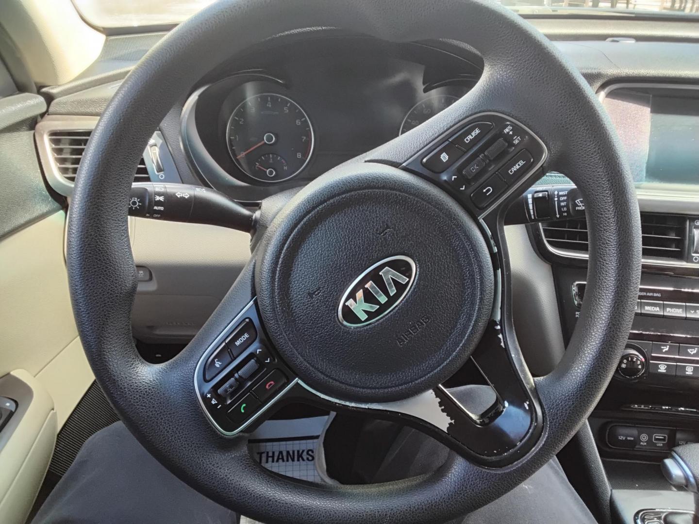 2018 BLACK /Grey Kia Optima LX (5XXGT4L35JG) with an 2.4L L4 DOHC 16V engine, 6A transmission, located at 6112 N Florida Avenue, Tampa, FL, 33604, (888) 521-5131, 27.954929, -82.459534 - 499$ DOWN PLUS TAX & TAG. - Photo#8