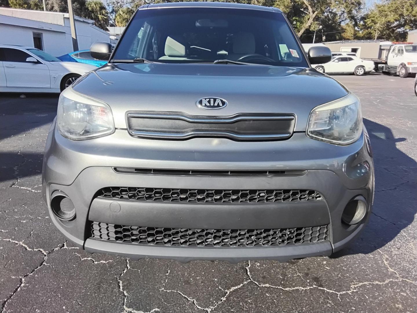 2017 GRAY /Black Kia Soul ! (KNDJN2A25H7) with an 1.6L L4 DOHC 16V engine, 6A transmission, located at 6112 N Florida Avenue, Tampa, FL, 33604, (888) 521-5131, 27.954929, -82.459534 - 499$ down plus tax & tag. - Photo#1