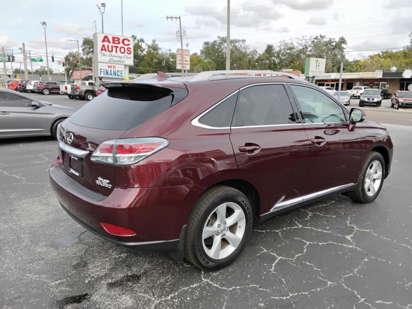 2014 Red /Brown Lexus RX 350 FWD (2T2ZK1BA4EC) with an 3.5L V6 DOHC 24V engine, 5-Speed Automatic transmission, located at 6112 N Florida Avenue, Tampa, FL, 33604, (888) 521-5131, 27.954929, -82.459534 - 499$ down plus tax & tag. - Photo#5