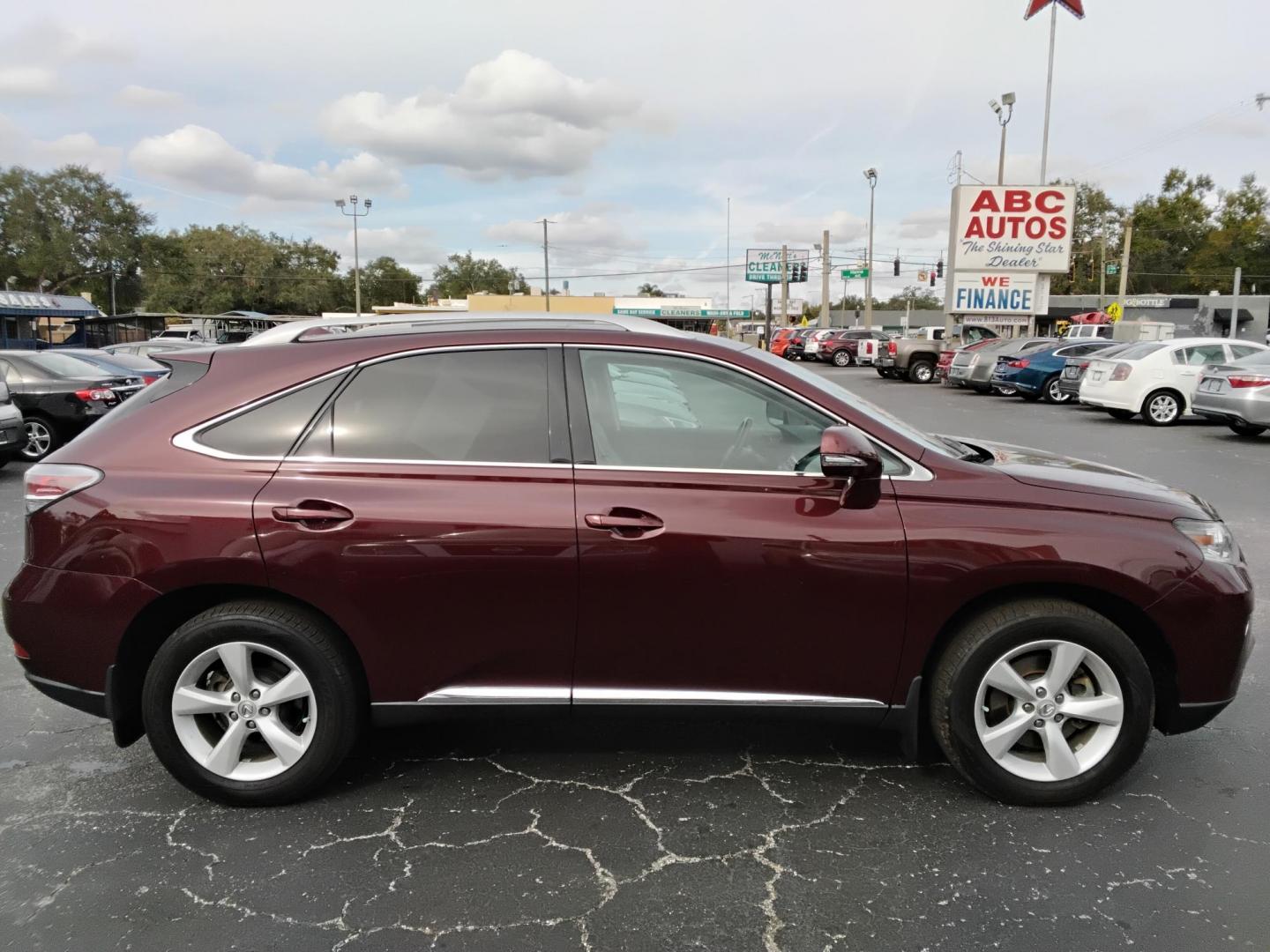 2014 Red /Brown Lexus RX 350 FWD (2T2ZK1BA4EC) with an 3.5L V6 DOHC 24V engine, 5-Speed Automatic transmission, located at 6112 N Florida Avenue, Tampa, FL, 33604, (888) 521-5131, 27.954929, -82.459534 - 499$ down plus tax & tag. - Photo#3