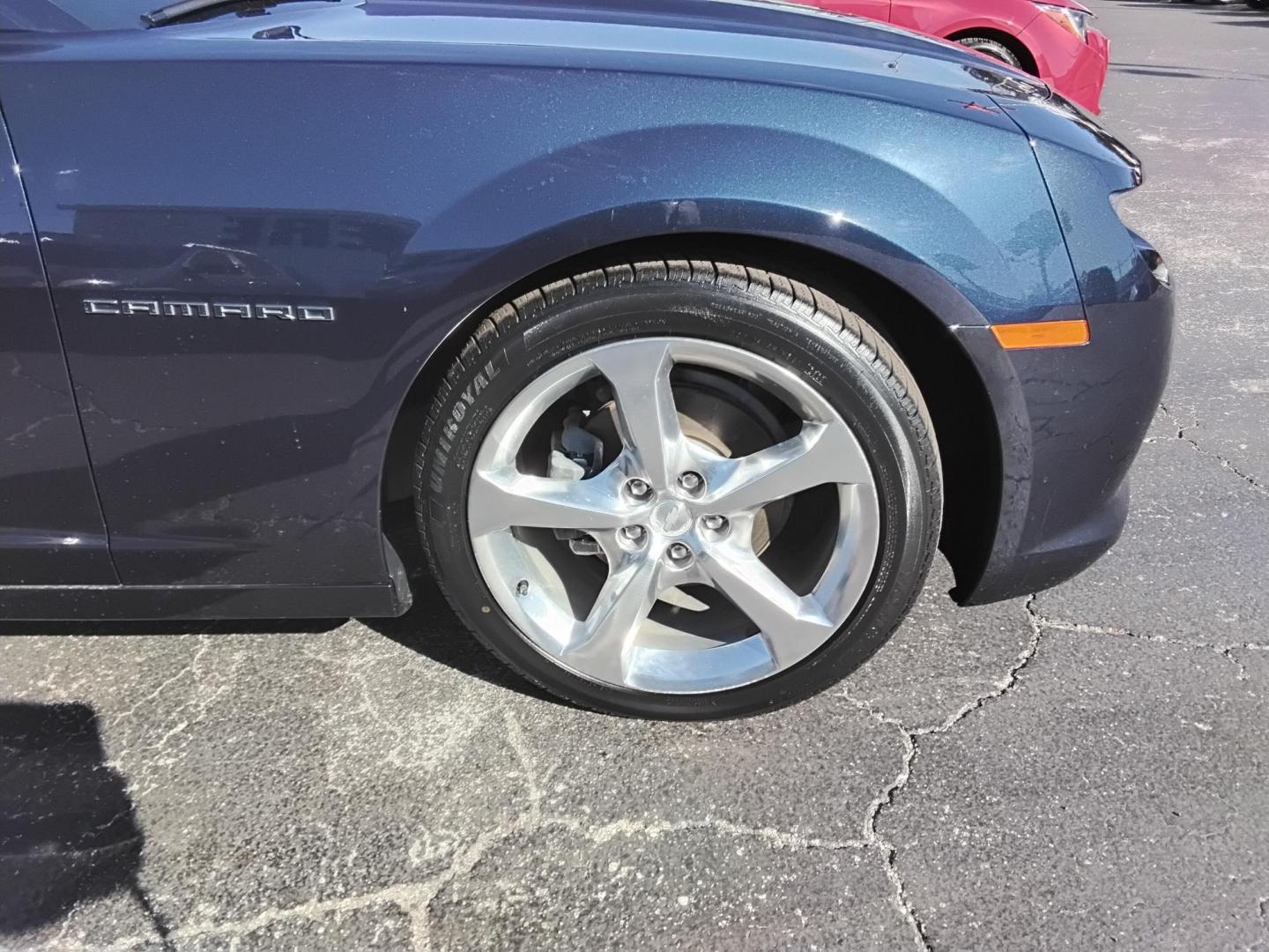 2015 Blue /Black Chevrolet Camaro 2LT Coupe (2G1FF1E39F9) with an 3.6L V6 DOHC 24V FFV engine, 6-Speed Automatic transmission, located at 6112 N Florida Avenue, Tampa, FL, 33604, (888) 521-5131, 27.954929, -82.459534 - 499$ DOWN PLUS TAX & TAG. - Photo#7