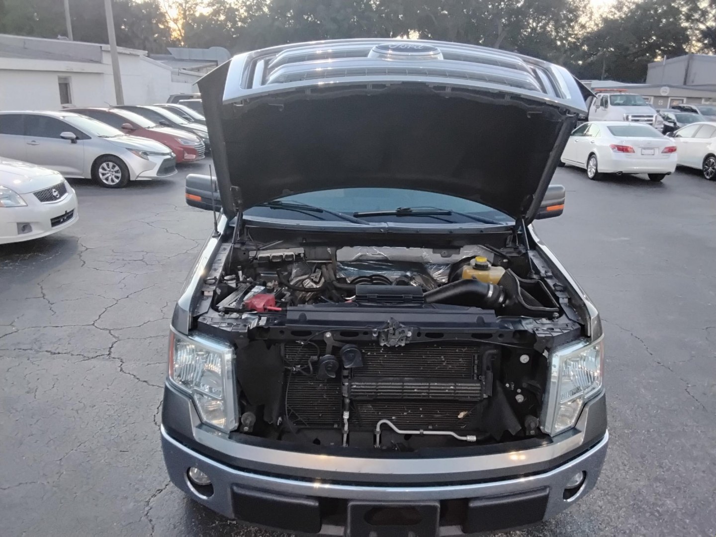 2014 GRAY /Grey Ford F-150 FX2 SuperCrew 5.5-ft. Bed 2WD (1FTFW1CF0EK) with an 5.0L V8 engine, 6-Speed Automatic transmission, located at 6112 N Florida Avenue, Tampa, FL, 33604, (888) 521-5131, 27.954929, -82.459534 - 499$ DOWN PLUS TAX & TAG.- Photo#3