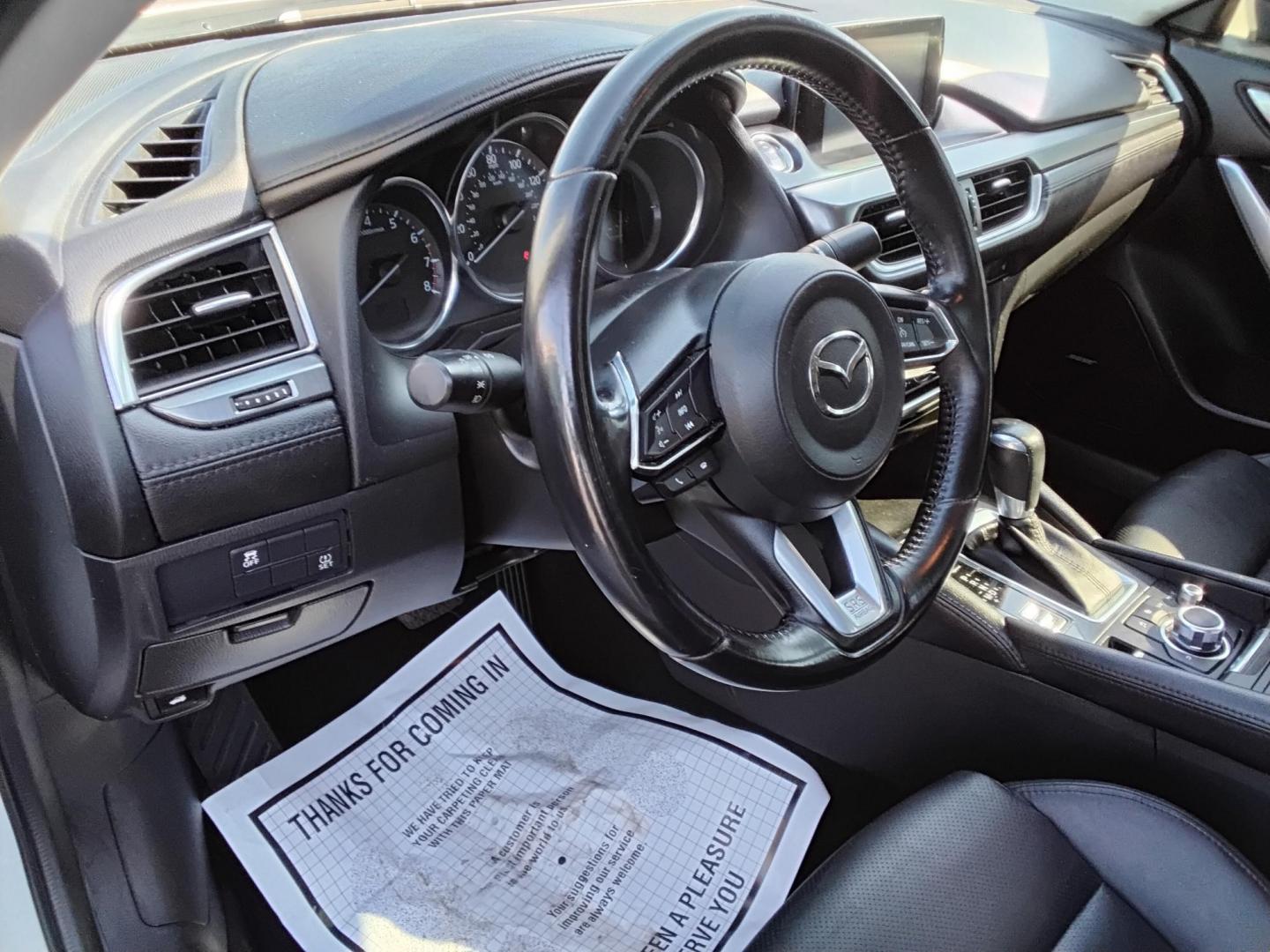 2017 White /Black Mazda Mazda6 i Touring AT (JM1GL1V53H1) with an 2.5L L4 DOHC 16V engine, 6A transmission, located at 6112 N Florida Avenue, Tampa, FL, 33604, (888) 521-5131, 27.954929, -82.459534 - 499$ down plus tax & tag. - Photo#12