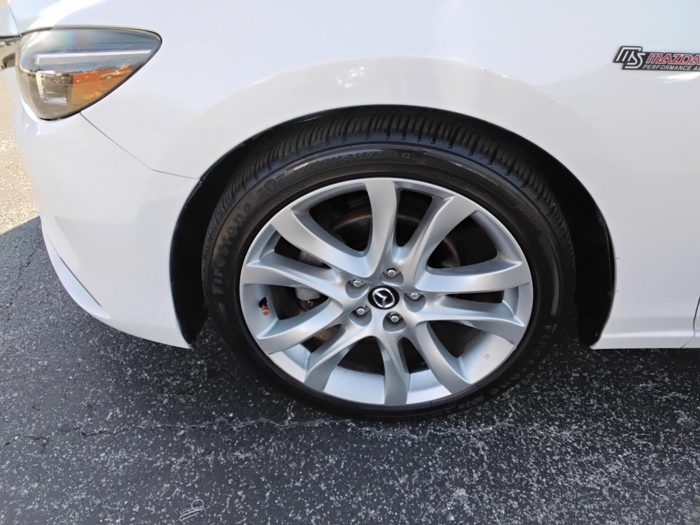 2017 White /Black Mazda Mazda6 i Touring AT (JM1GL1V53H1) with an 2.5L L4 DOHC 16V engine, 6A transmission, located at 6112 N Florida Avenue, Tampa, FL, 33604, (888) 521-5131, 27.954929, -82.459534 - 499$ down plus tax & tag. - Photo#15