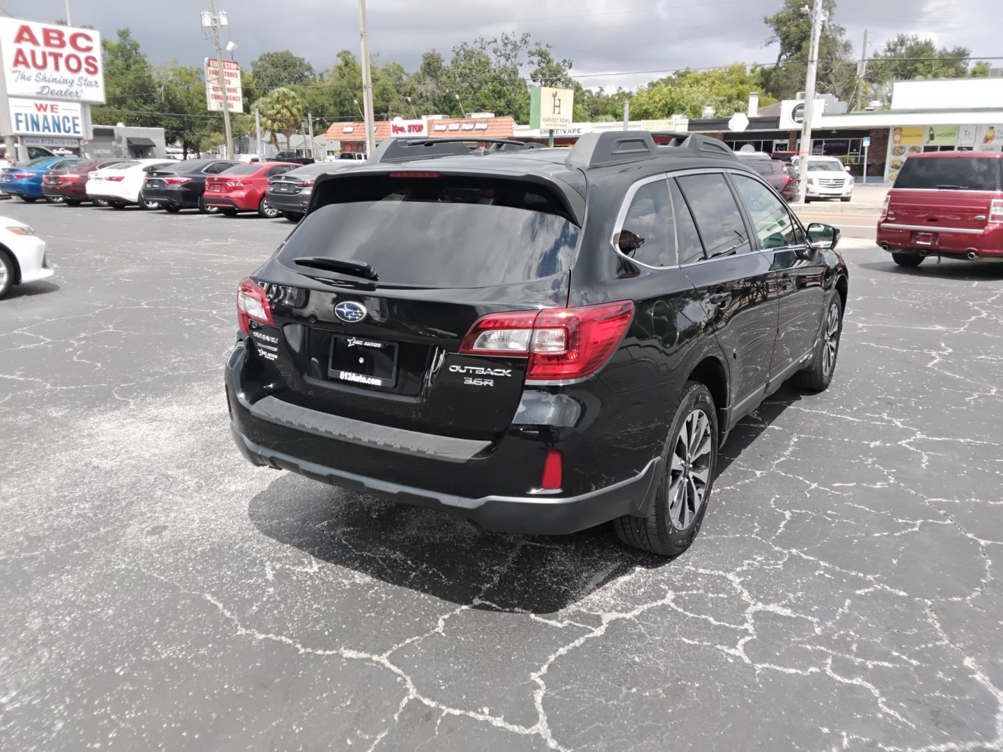 2015 BLACK /Black Subaru Outback 3.6R Limited (4S4BSENCXF3) with an 3.6L H6 DOHC 24V engine, 6-Speed Automatic transmission, located at 6112 N Florida Avenue, Tampa, FL, 33604, (888) 521-5131, 27.954929, -82.459534 - $499 DOWN PLUS TAX & TAG.- Photo#5