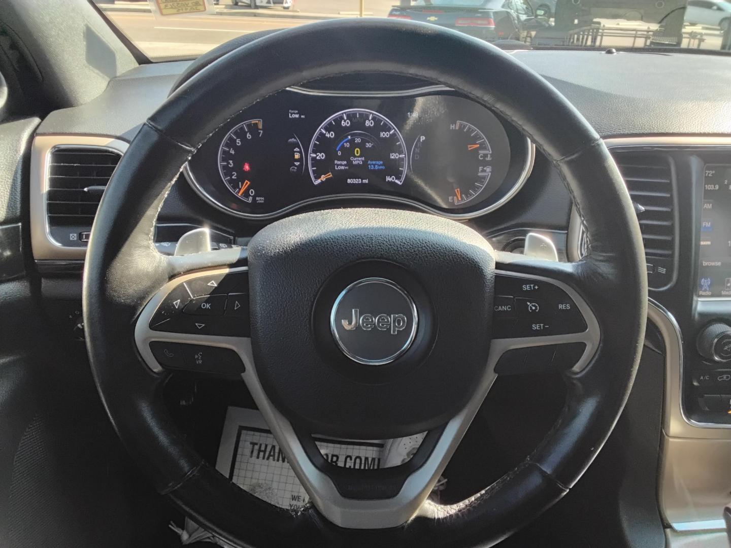 2016 GREEN /Black Jeep Grand Cherokee Laredo 4WD (1C4RJFAG6GC) with an 3.6L V6 DOHC 24V engine, 8A transmission, located at 6112 N Florida Avenue, Tampa, FL, 33604, (888) 521-5131, 27.954929, -82.459534 - $499 down plus tax & tag. - Photo#9