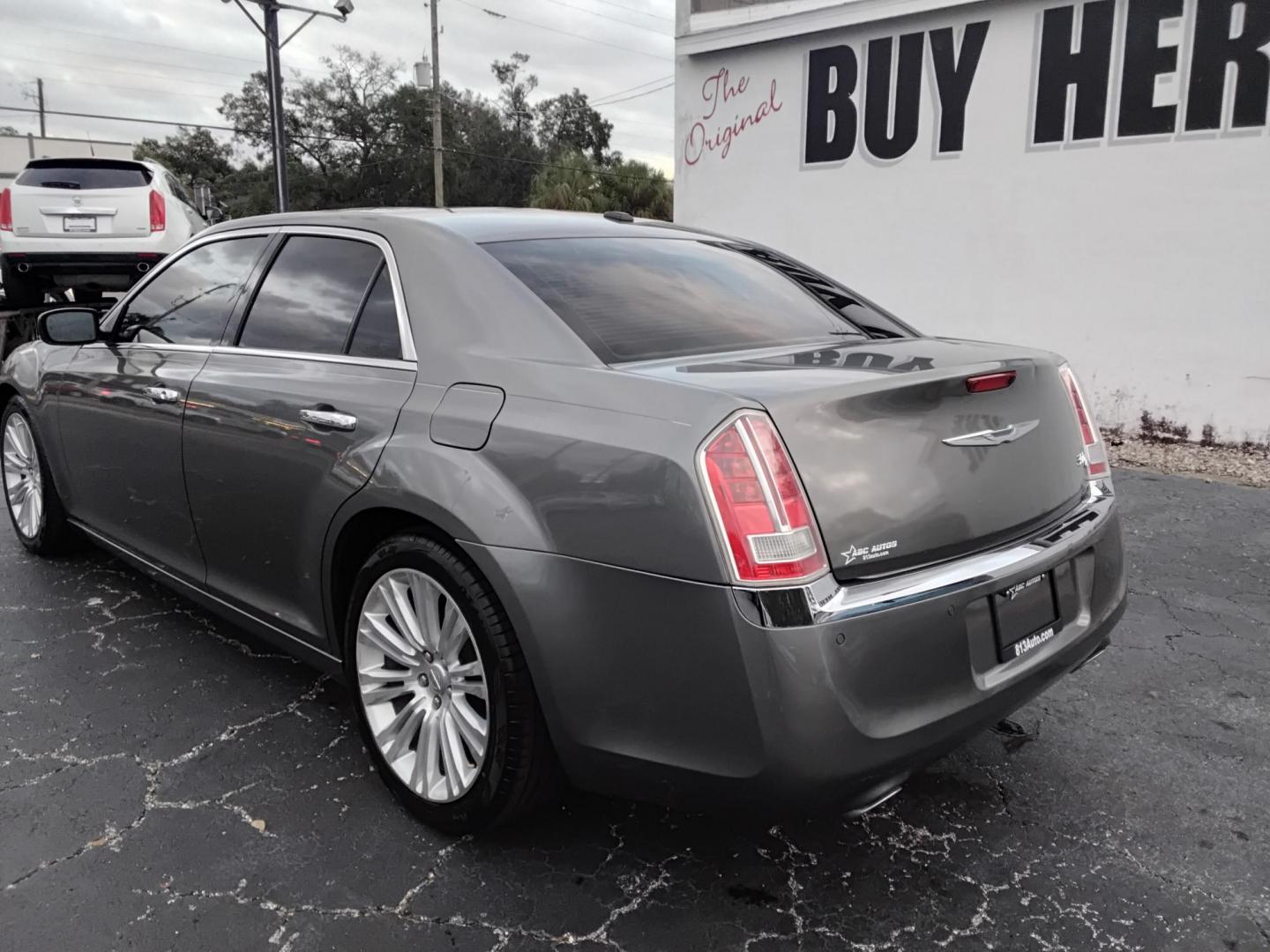 2012 GRAY /Black Chrysler 300 C RWD (2C3CCAETXCH) with an 5.7L V8 OHV 16V engine, 5-Speed Automatic transmission, located at 6112 N Florida Avenue, Tampa, FL, 33604, (888) 521-5131, 27.954929, -82.459534 - $499 DOWN PLUS TAX & TAG. - Photo#7