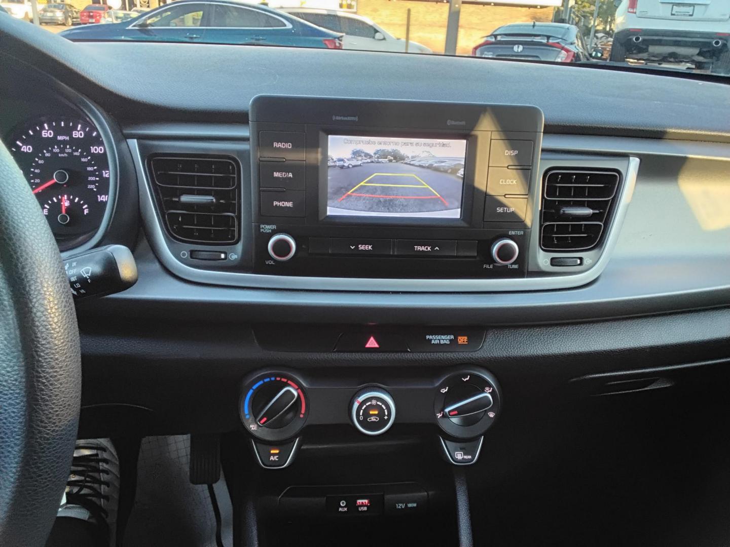 2019 White /Grey Kia Rio LX (3KPA24AB6KE) with an 1.6L L4 DOHC 16V engine, 6A transmission, located at 6112 N Florida Avenue, Tampa, FL, 33604, (888) 521-5131, 27.954929, -82.459534 - $499 DOWN PLUS TAX & TAG. - Photo#9