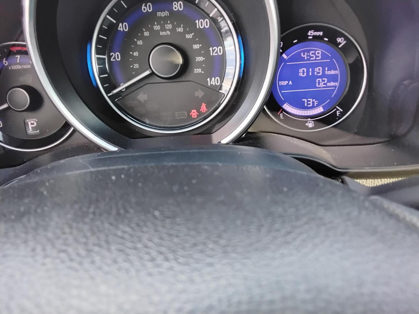 2019 GRAY /Grey Honda Fit LX CVT (3HGGK5H42KM) with an 1.5L L4 SOHC 16V engine, CVT transmission, located at 6112 N Florida Avenue, Tampa, FL, 33604, (888) 521-5131, 27.954929, -82.459534 - $499 DOWN PLUS TAX & TAG. - Photo#5