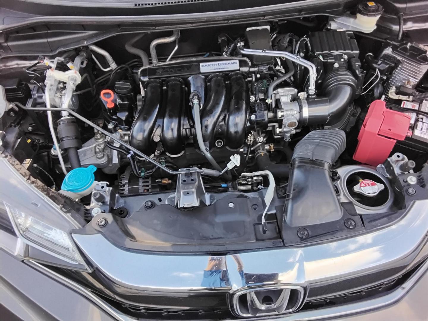 2019 GRAY /Grey Honda Fit LX CVT (3HGGK5H42KM) with an 1.5L L4 SOHC 16V engine, CVT transmission, located at 6112 N Florida Avenue, Tampa, FL, 33604, (888) 521-5131, 27.954929, -82.459534 - $499 DOWN PLUS TAX & TAG. - Photo#11