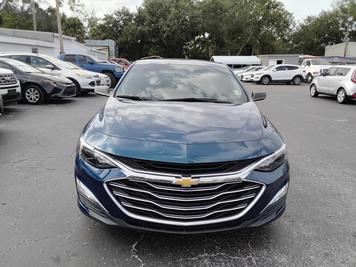 2019 DK BLUE /Grey Chevrolet Malibu LS (1G1ZB5ST8KF) with an 1.5L L4 DOHC 16V engine, 6A transmission, located at 6112 N Florida Avenue, Tampa, FL, 33604, (888) 521-5131, 27.954929, -82.459534 - $499 down plus tax & tag. - Photo#1