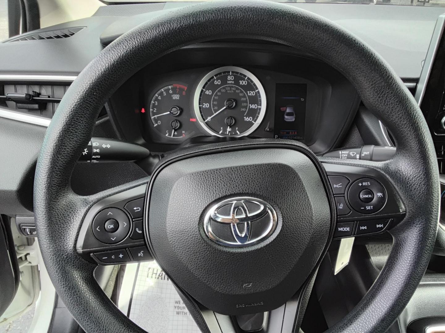 2021 White /Grey Toyota Corolla LE (5YFEPMAE7MP) with an 1.8L L4 DOHC 16V engine, CVT transmission, located at 6112 N Florida Avenue, Tampa, FL, 33604, (888) 521-5131, 27.954929, -82.459534 - $499 down plus tax & tag. - Photo#9