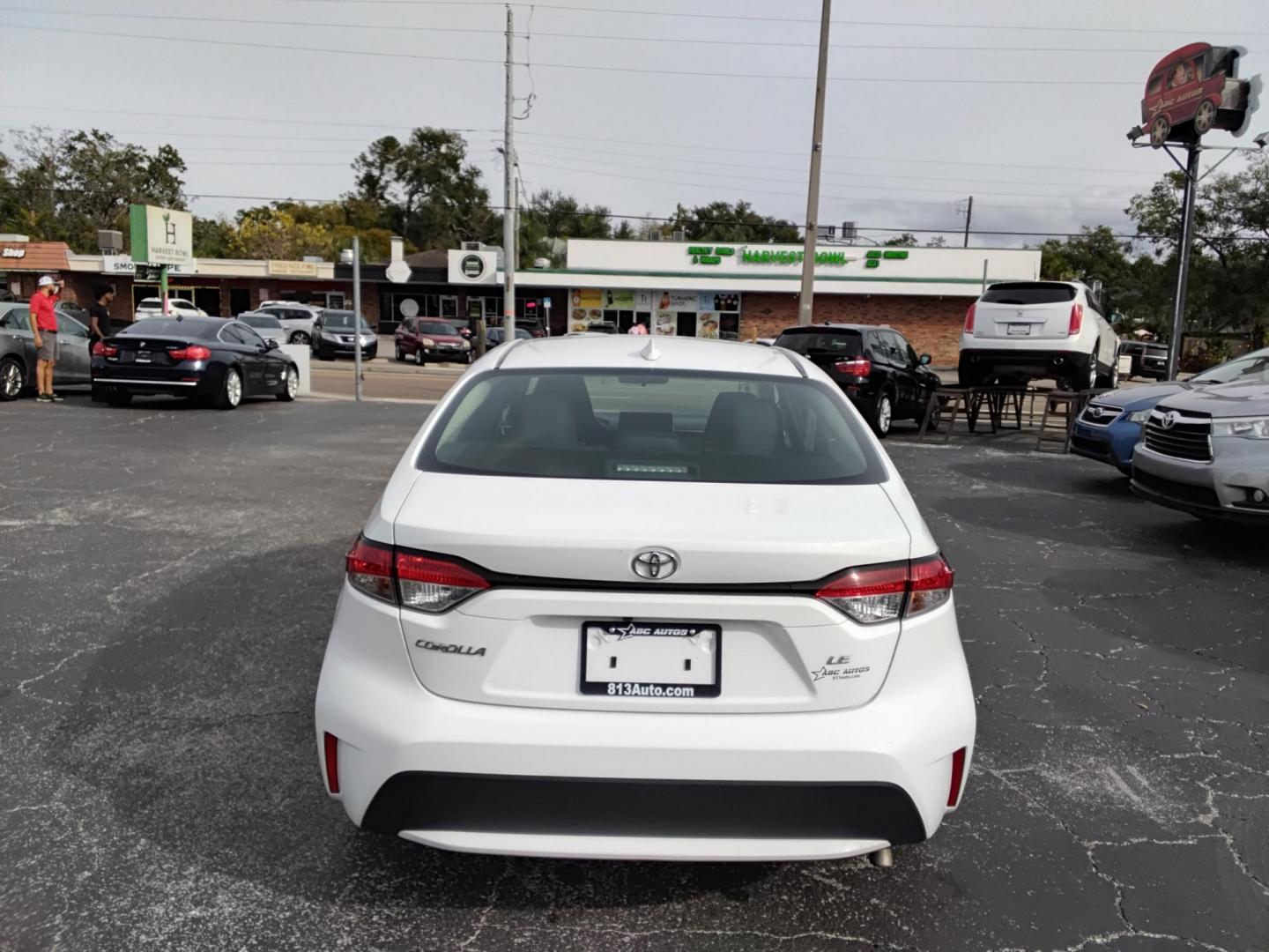 2021 White /Grey Toyota Corolla LE (5YFEPMAE7MP) with an 1.8L L4 DOHC 16V engine, CVT transmission, located at 6112 N Florida Avenue, Tampa, FL, 33604, (888) 521-5131, 27.954929, -82.459534 - $499 down plus tax & tag. - Photo#7