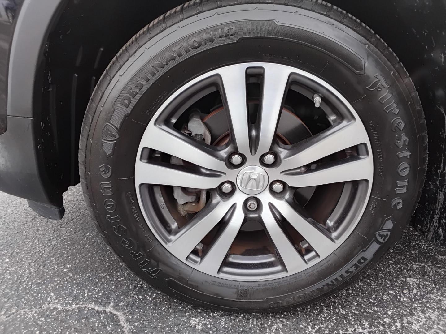 2016 BLACK /Grey Honda Pilot EX 2WD (5FNYF5H31GB) with an 3.5L V6 SOHC 24V engine, 6-Speed Automatic transmission, located at 6112 N Florida Avenue, Tampa, FL, 33604, (888) 521-5131, 27.954929, -82.459534 - $499 down plus tax & tag. - Photo#13