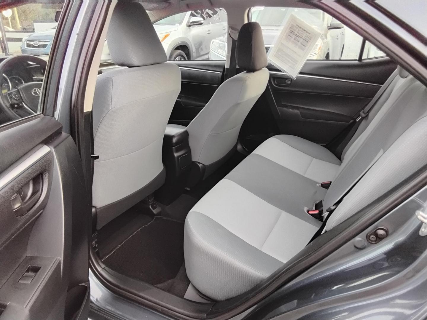 2016 GRAY /Grey Toyota Corolla L 4-Speed AT (2T1BURHE7GC) with an 1.8L L4 DOHC 16V engine, 4A transmission, located at 6112 N Florida Avenue, Tampa, FL, 33604, (888) 521-5131, 27.954929, -82.459534 - $499 DOWN PLUS TAX & TAG. - Photo#6