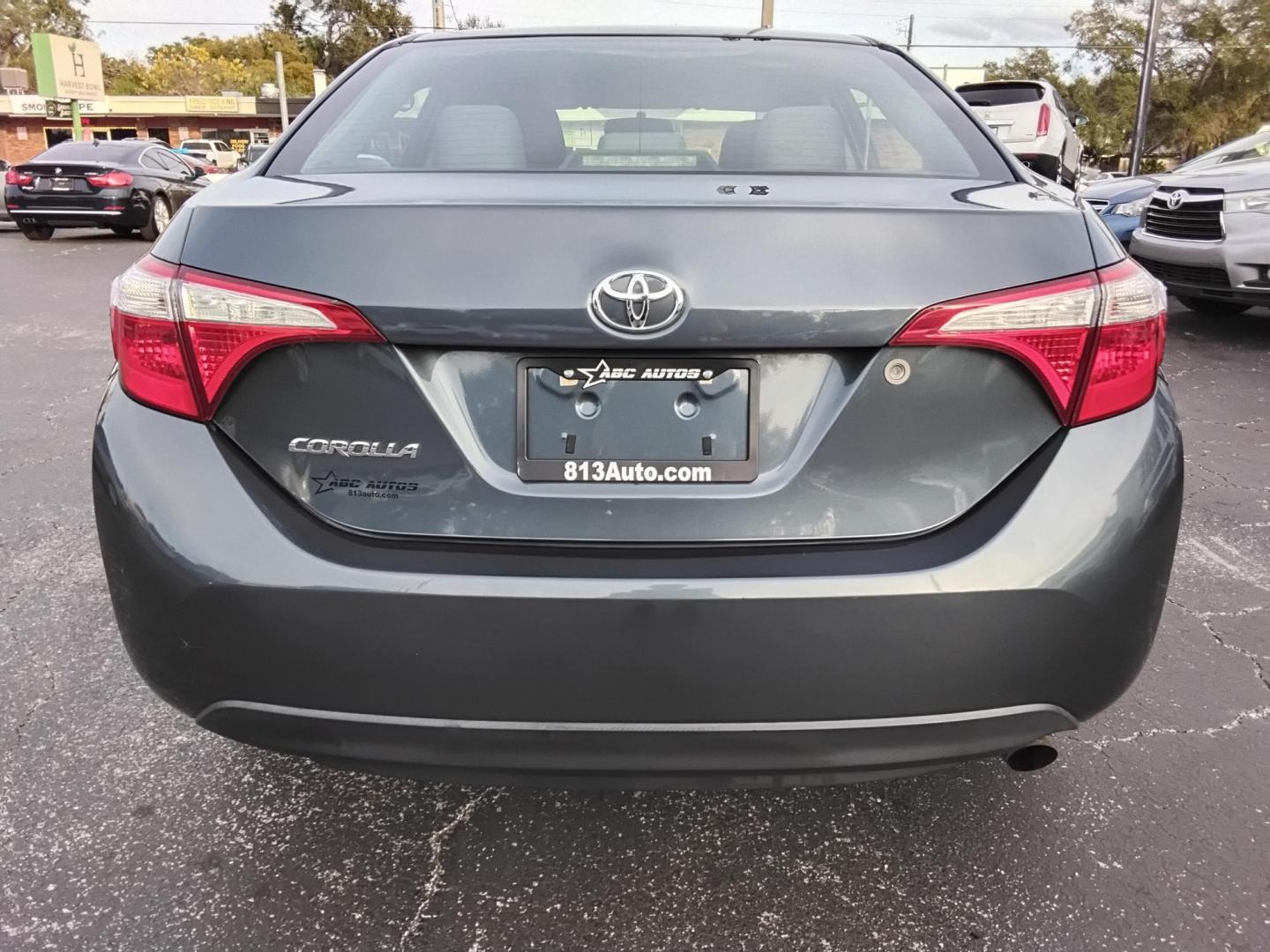 2016 GRAY /Grey Toyota Corolla L 4-Speed AT (2T1BURHE7GC) with an 1.8L L4 DOHC 16V engine, 4A transmission, located at 6112 N Florida Avenue, Tampa, FL, 33604, (888) 521-5131, 27.954929, -82.459534 - $499 DOWN PLUS TAX & TAG. - Photo#3