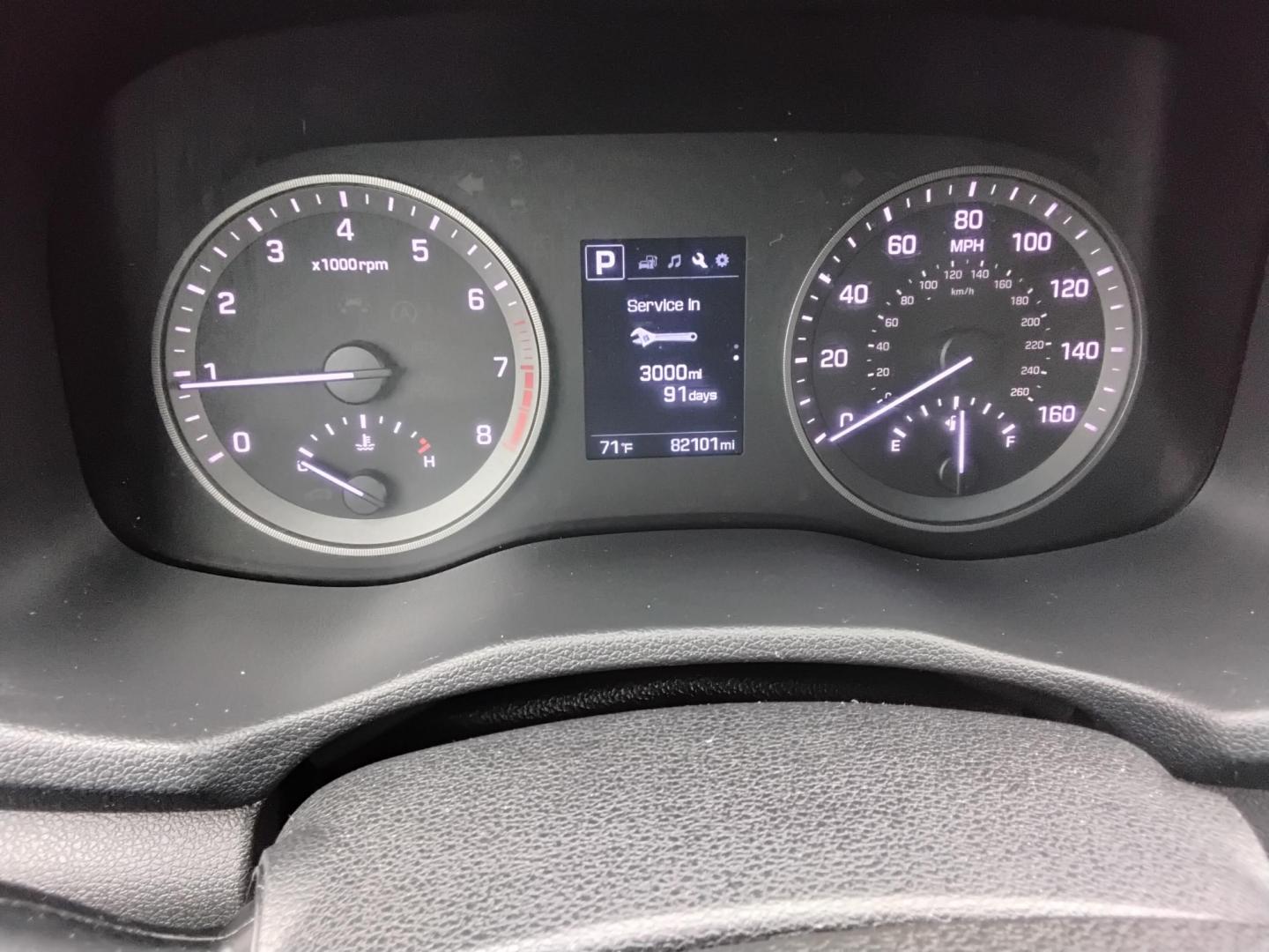 2017 BLUE /Grey Hyundai Tucson SE (KM8J23A45HU) with an 2.0L L4 DOHC 16V engine, 6A transmission, located at 6112 N Florida Avenue, Tampa, FL, 33604, (888) 521-5131, 27.954929, -82.459534 - $499 DOWN PLUS TAX & TAG. - Photo#15