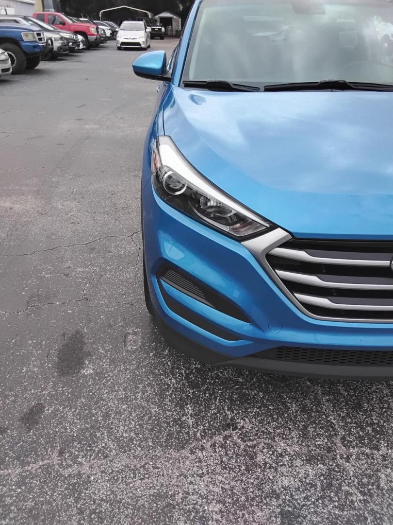 2017 BLUE /Grey Hyundai Tucson SE (KM8J23A45HU) with an 2.0L L4 DOHC 16V engine, 6A transmission, located at 6112 N Florida Avenue, Tampa, FL, 33604, (888) 521-5131, 27.954929, -82.459534 - $499 DOWN PLUS TAX & TAG. - Photo#12