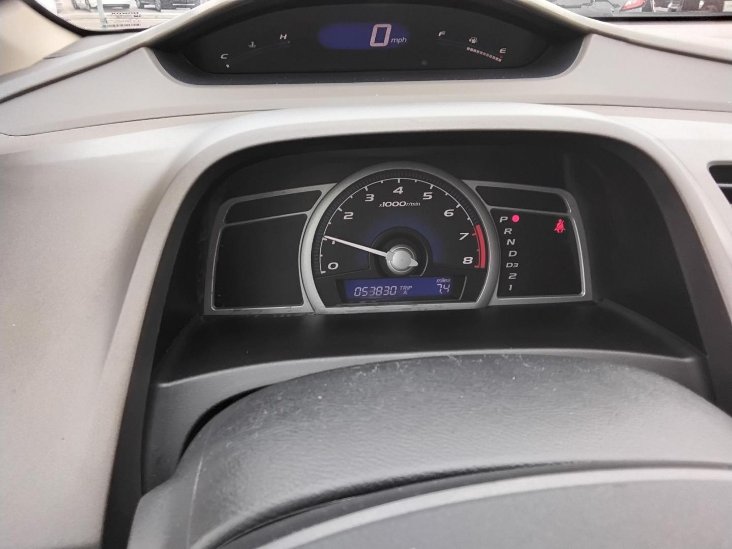 2007 White /Beige Honda Civic LX Coupe AT (2HGFG12697H) with an 1.8L L4 SOHC 16V engine, 5-Speed Automatic Overdrive transmission, located at 6112 N Florida Avenue, Tampa, FL, 33604, (888) 521-5131, 27.954929, -82.459534 - $499 down plus tax & tag. - Photo#13