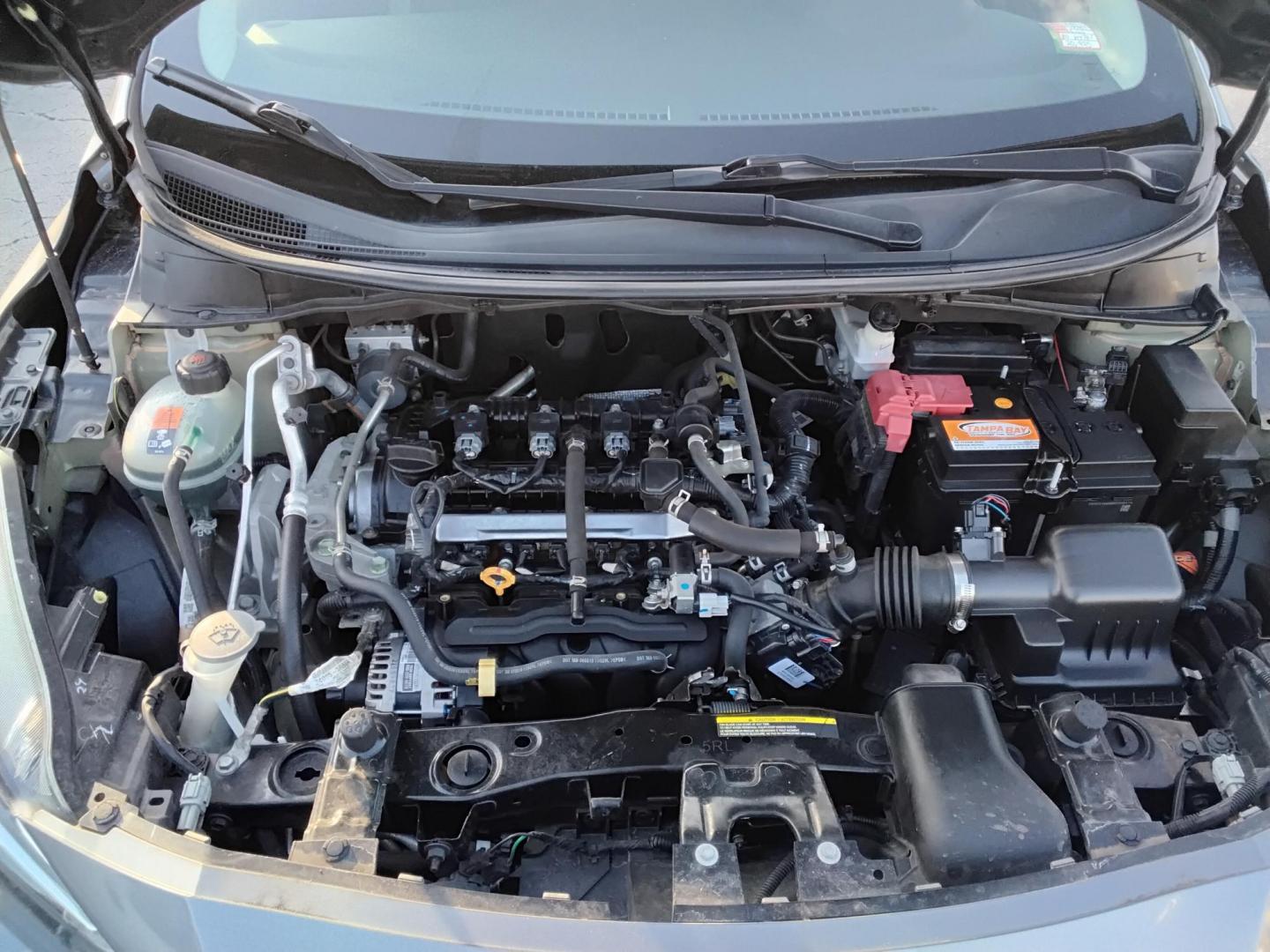 2020 GRAY /Grey Nissan Versa SV (3N1CN8EV8LL) with an 1.6L L4 DOHC 16V engine, CVT transmission, located at 6112 N Florida Avenue, Tampa, FL, 33604, (888) 521-5131, 27.954929, -82.459534 - $499 down plus tax & tag. - Photo#12