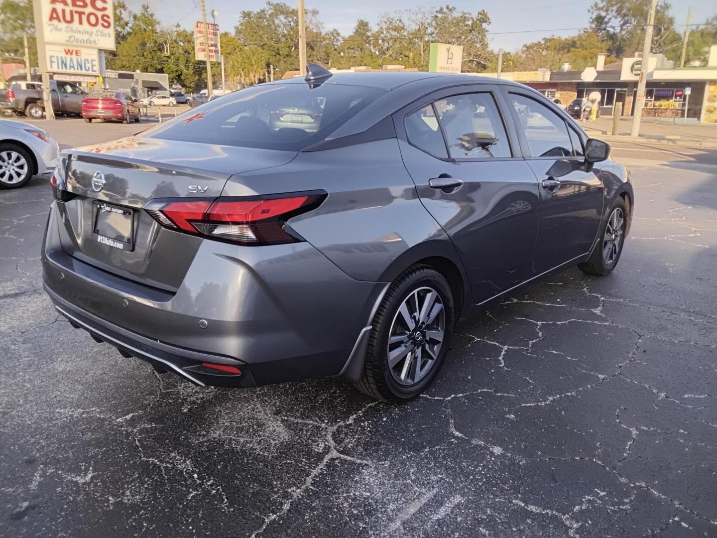 2020 GRAY /Grey Nissan Versa SV (3N1CN8EV8LL) with an 1.6L L4 DOHC 16V engine, CVT transmission, located at 6112 N Florida Avenue, Tampa, FL, 33604, (888) 521-5131, 27.954929, -82.459534 - $499 down plus tax & tag. - Photo#5