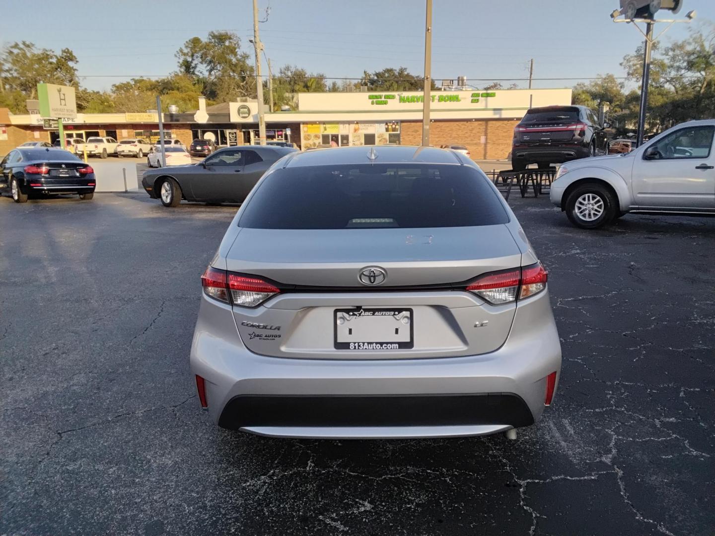 2021 SILVER /Grey Toyota Corolla LE (JTDEPMAE4MJ) with an 1.8L L4 DOHC 16V engine, CVT transmission, located at 6112 N Florida Avenue, Tampa, FL, 33604, (888) 521-5131, 27.954929, -82.459534 - $499 down plus tax & tag. - Photo#7