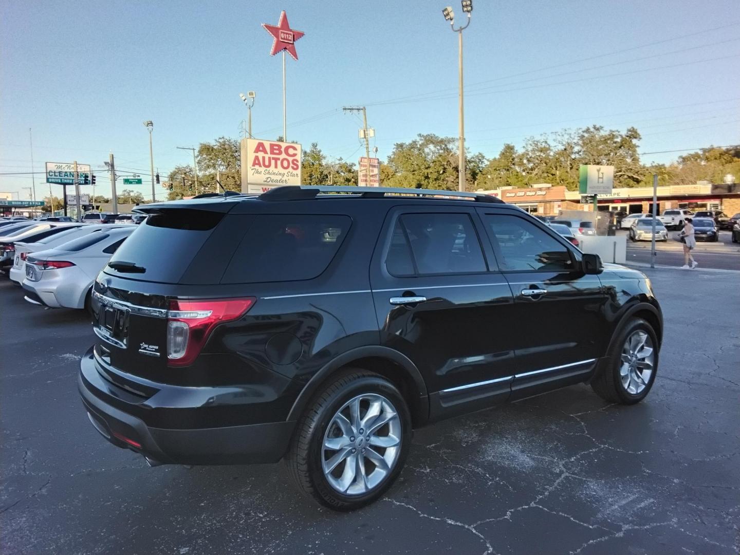 2015 BLACK /Beige Ford Explorer Limited FWD (1FM5K7F86FG) with an 3.5L V6 DOHC 24V engine, 6-Speed Automatic transmission, located at 6112 N Florida Avenue, Tampa, FL, 33604, (888) 521-5131, 27.954929, -82.459534 - $499 down plus tax & tag. - Photo#3
