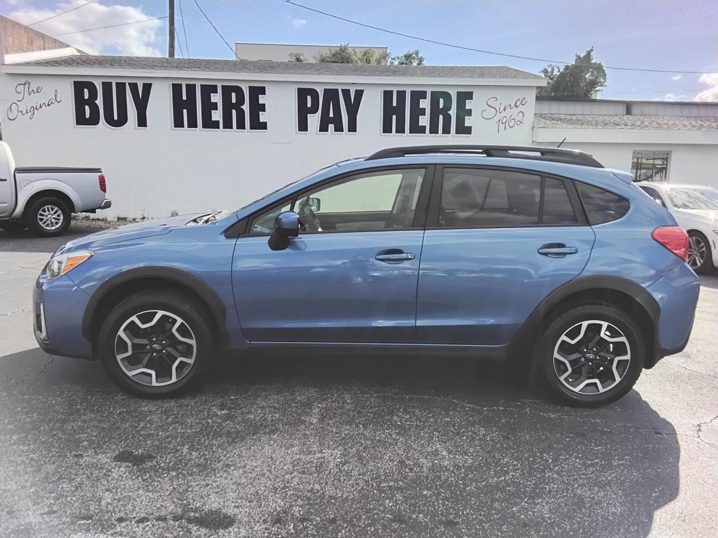2016 BLUE /White Subaru XV Crosstrek 2.0i Premium CVT (JF2GPABC8G8) with an 2.0L L4 DOHC 16V engine, CVT transmission, located at 6112 N Florida Avenue, Tampa, FL, 33604, (888) 521-5131, 27.954929, -82.459534 - $499 down plus tax & tag.- Photo#0
