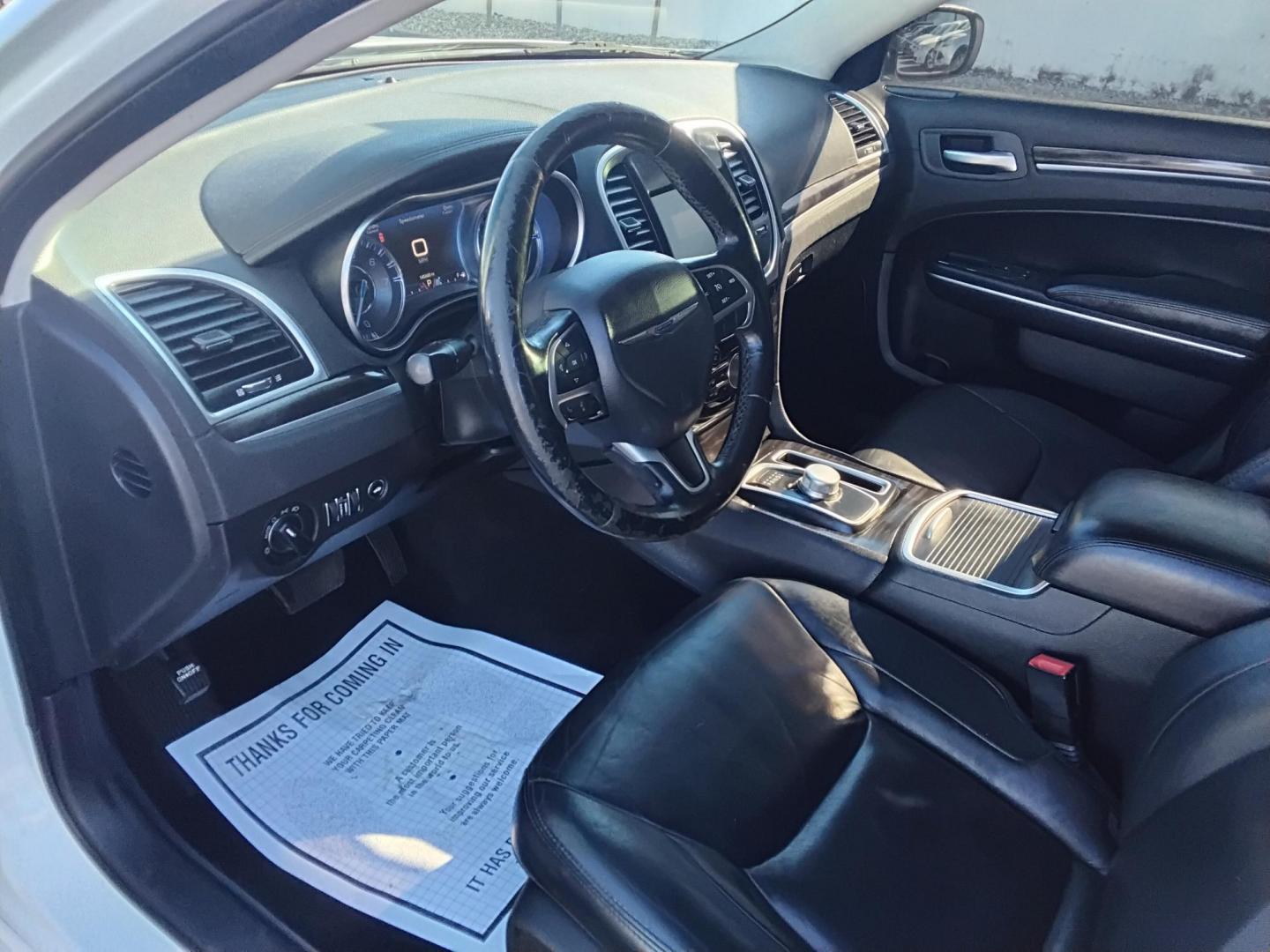 2015 White /Black Chrysler 300 Limited RWD (2C3CCAAG5FH) with an 3.6L V6 SOHC 24V engine, 8-Speed Automatic transmission, located at 6112 N Florida Avenue, Tampa, FL, 33604, (888) 521-5131, 27.954929, -82.459534 - $499 down plus tax & tag. - Photo#9