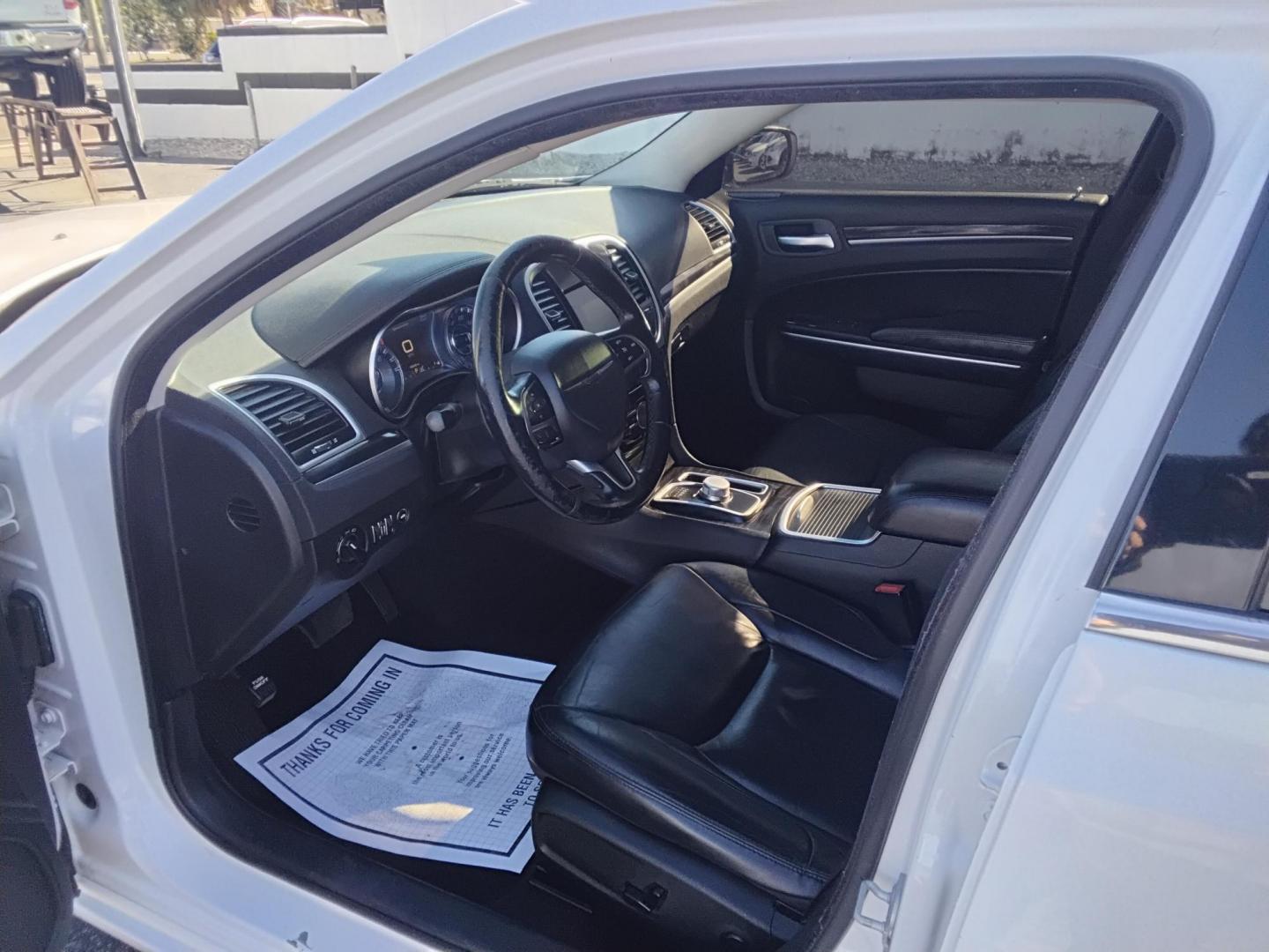 2015 White /Black Chrysler 300 Limited RWD (2C3CCAAG5FH) with an 3.6L V6 SOHC 24V engine, 8-Speed Automatic transmission, located at 6112 N Florida Avenue, Tampa, FL, 33604, (888) 521-5131, 27.954929, -82.459534 - $499 down plus tax & tag. - Photo#10