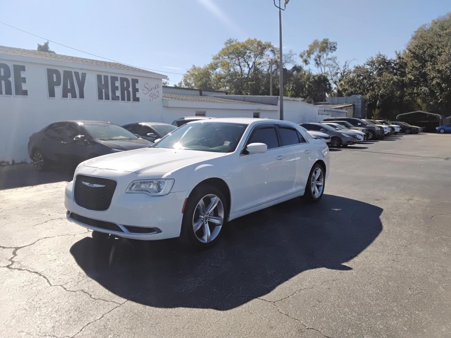 2015 White /Black Chrysler 300 Limited RWD (2C3CCAAG5FH) with an 3.6L V6 SOHC 24V engine, 8-Speed Automatic transmission, located at 6112 N Florida Avenue, Tampa, FL, 33604, (888) 521-5131, 27.954929, -82.459534 - $499 down plus tax & tag. - Photo#2